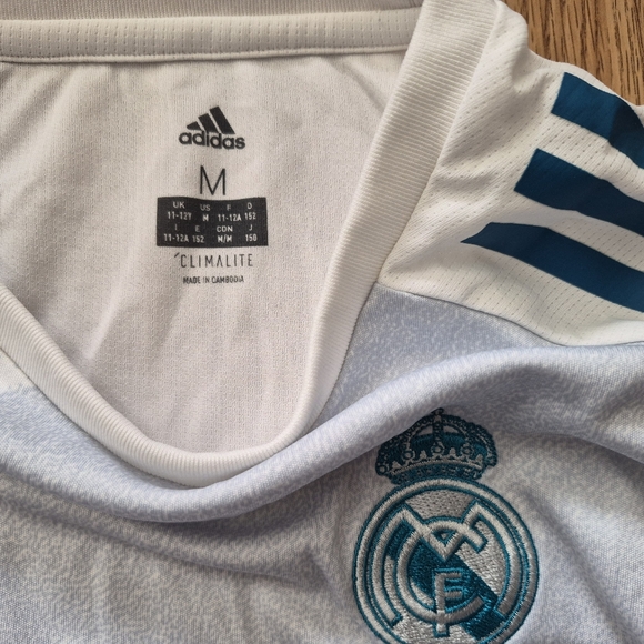 Adidas Kid's Real Madrid CF Shirt - Picture 2 of 9
